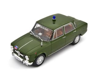 Alfa Romeo Giulia Super 1969 Carabinieri VERDE MILITARE Laudoracing 1:18 Resinemodell (Türen, Motorhaube... nicht zu öffnen!)